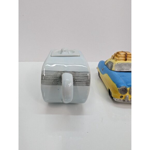 Vintage Fitz & Floyd OCI American Roadside Creamer and Sugar Set 1993 - Picture 6 of 11